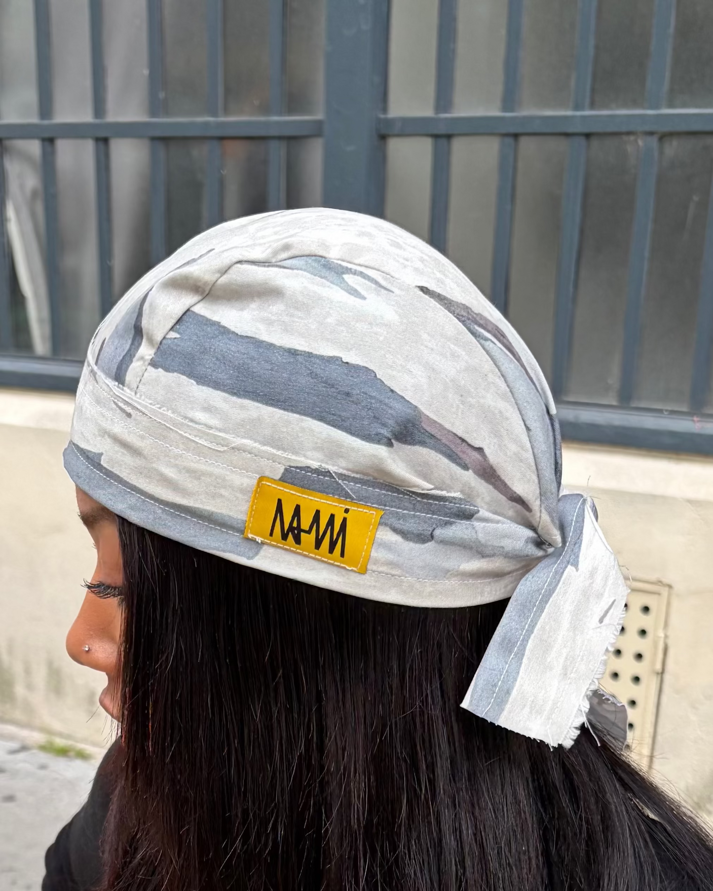 Grey Biker Cap