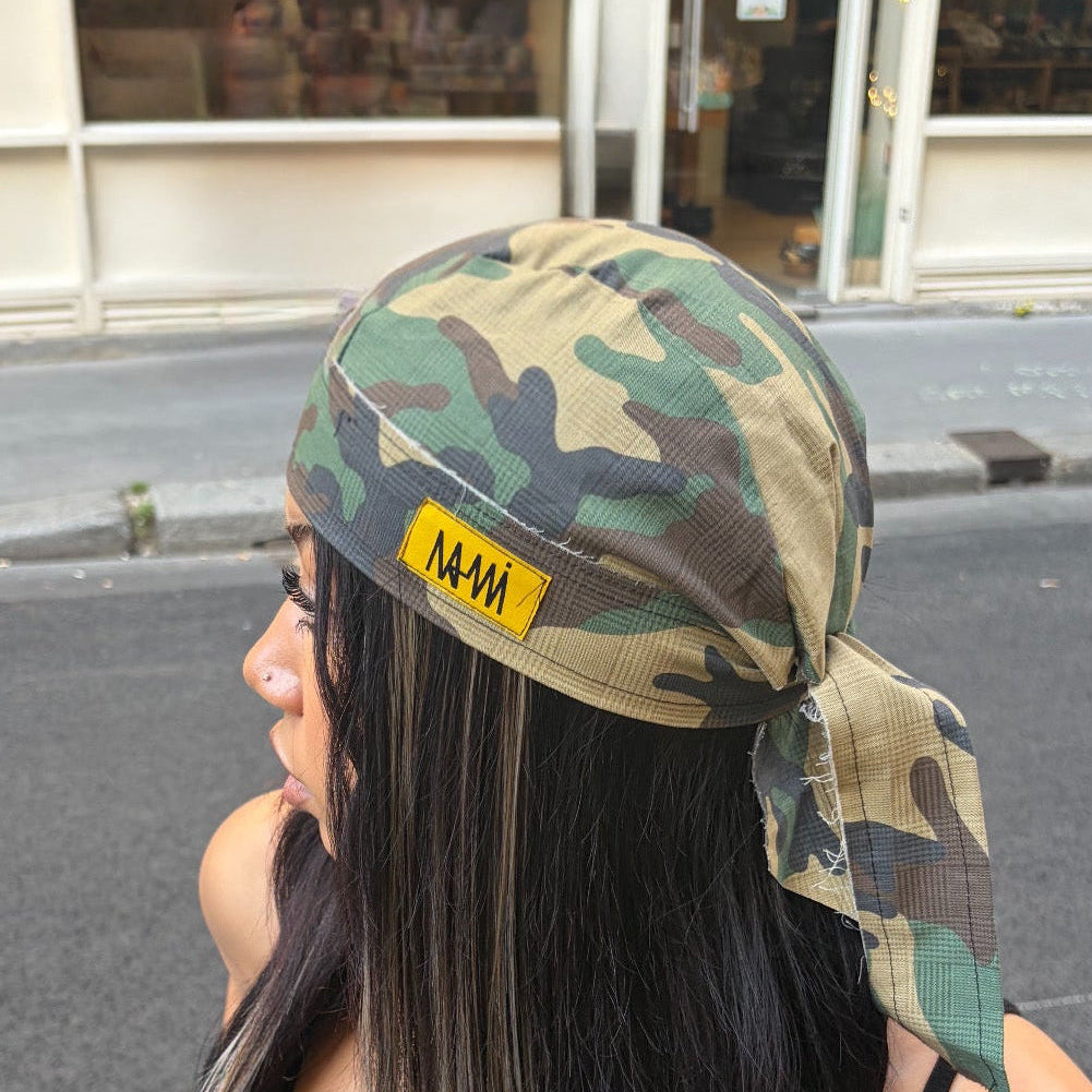 Camo Biker Cap
