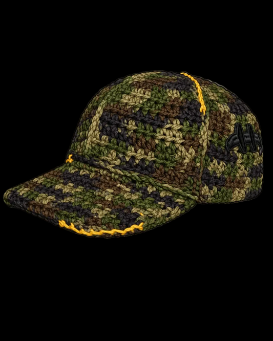 Crochet Camo Cap